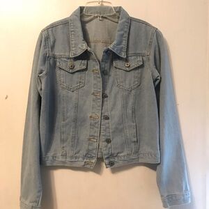 SHEIN Classic Blue Jean Jacket